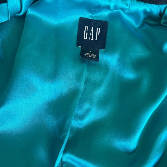 GAP Women’s Navy Blue Velvet Blazer - Picture 6 of 6